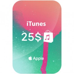 iTunes 25$ Gift Card دیجیتالی